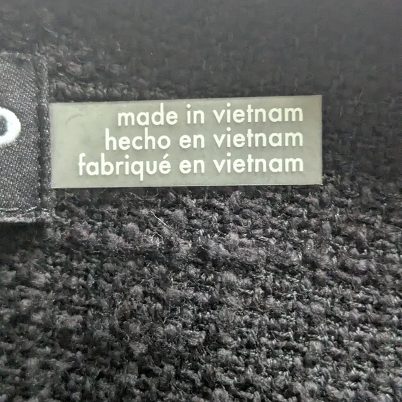 Karl Lagerfield Medium Black Tweed Blazer Jacket - Picture 14 of 16